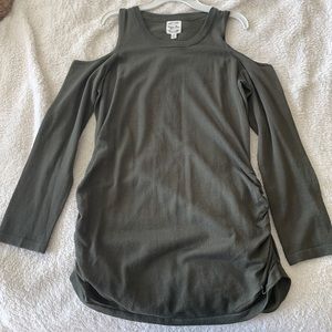 Cut-Out Shoulder Blouse